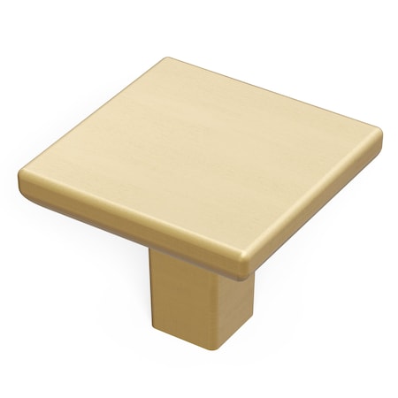 Hickory Hardware Skylight Collection Knob 1-1/4 Inch Square Champagne Bronze Finish HH075341-CBZ